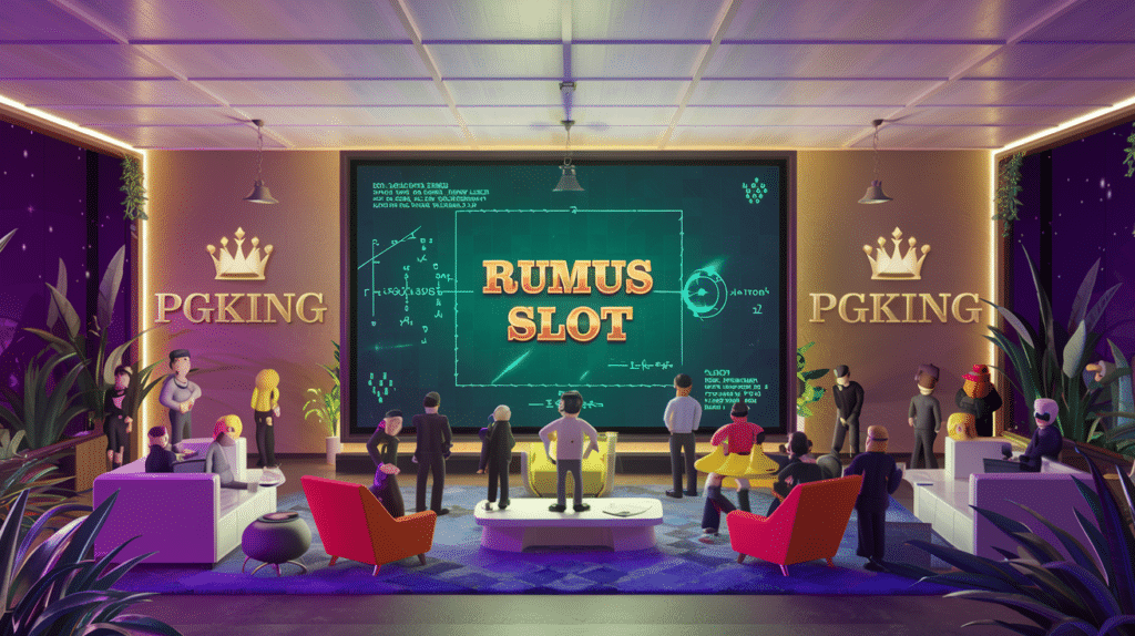 Ruangan penuh orang sedang mempelajari Rumus Slot PGKING
